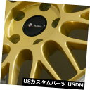 海外輸入ホイール 18x9 Gold Wheels Vors VR8 5x110 35(4個セット) 18x9 Gold Wheels Vors VR8 5x1...