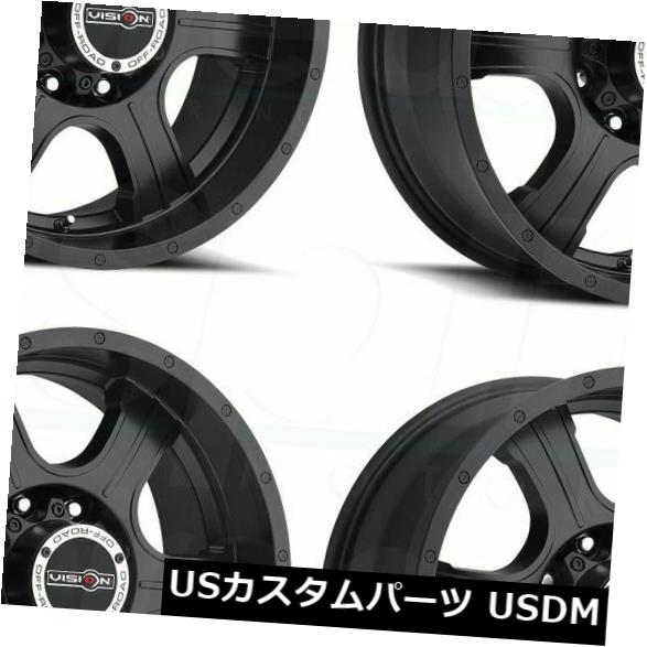 ͢ۥ 20x9ޥåȥ֥åۥӥ3965x150 04ĥåȡ 20x9 Matte Black Wheels Vision 396 Assassin 5x150 0 (Set of 4)