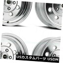 海外輸入ホイール 15x4ポリッシュドホイールVision 531 Sport Lite 5x114.3 -19(4個セット) 15x4 Polished Wh...