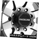 海外輸入ホイール 16x8機械加工ブラックホイールRaceline 935M Defender 5x114.3 0(4個セット) 16x8 Machined B...