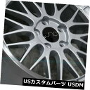 海外輸入ホイール 18x9シルバーマシンリップホイールJNC 005 JNC005 5x112 34(4個セット) 18x9 Silver Machine Li...