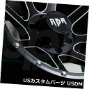 海外輸入ホイール 20x9ブラックミルドホイールRDR RD08 RD8 5x5.5 / 5x139.7 -12(4個セット) 20x9 Black Mille...