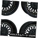 海外輸入ホイール 17x9ブラックホイールXXR 536 5x100 / 5x114.3 25(4個セット) 17x9 Black Wheels XXR 536...