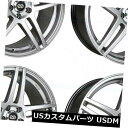 海外輸入ホイール 16x7 Hyper Silver Wheels Enkei RSF5 5x114.3 38(4個セット) 16x7 Hyper Silver Wheels Enkei RSF5 5x114.3 38 (Set of 4)(2)