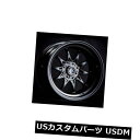 海外輸入ホイール 15x8 / 15x9マットブラックホイールJNC 003 JNC003 4x100 / 4x114.3 0/0(4個セット) 15x8/15...