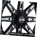 海外輸入ホイール 17x9サテンブラックミルドホイールイオン184 6x135 / 6x5.5 18(4個セット) 17x9 Satin Black Mille...