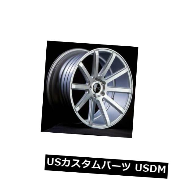 海外輸入ホイール 19x8.5シルバーマシンフェイスホイールJNC 024 JNC024 5x114.3 35（4個セット） 19x8.5 Silver Machine Face Wheels JNC 024 JNC024 5x114.3 35 (Set of 4)