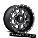 海外輸入ホイール 15x7ブラックミルドホイールフューエルマーベリックATV UTV D538 4x156 13(4個セット) 15x7 Black Mille...