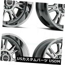海外輸入ホイール 17x8.5ファントムクロームホイールVision 399 Fury 8x170 18(4個セット) 17x8.5 Phantom Chrom...