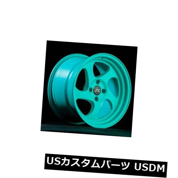 ͢ۥ 15x8.25ޥåȥƥեˡ֥롼ۥJNC 034 JNC034 4x100 204ĥåȡ 15x8.25 Matte Tiffany Blue Wheels JNC 034 JNC034 4x100 20 (Set of 4)