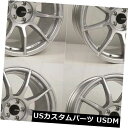 海外輸入ホイール 17x9シルバーペイントホイールEnkei TS9 5x100 45(4個セット) 17x9 Silver Paint Wheels Enkei TS9 5x100 45 (Set of 4)(2)