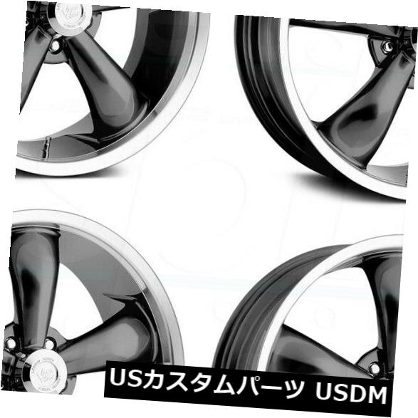 海外輸入ホイール 18x8.5 Gunmetal Wheels Vision 142 Legend 5 5x120 32（4個セット） 18x8.5 Gunmetal Wheels Vision 142 Legend 5 5x120 32 (Set of 4)
