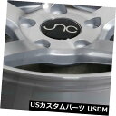 海外輸入ホイール 19x8.5 / 19x9.5シルバーマシンフェイスホイールJNC 026 JNC026 5x114.3 40/40（4個セット） 19x8.5/19x9.5 Silver Machine Face Wheels JNC 026 JNC026 5x114.3 40/40 (Set of 4)