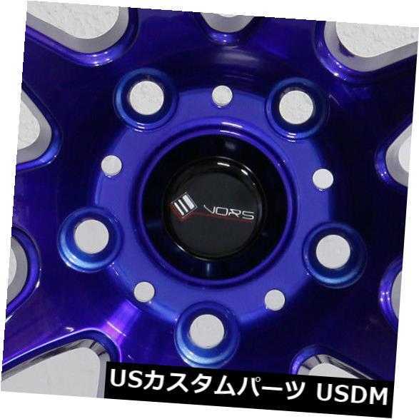 海外輸入ホイール 4-新しい18インチVors TR4ホイール18x8.5 / 18x9.5 5x120 35/35キャンディパープルブルースタッガード 4-New 18