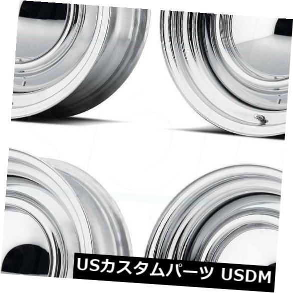 海外輸入ホイール 4-新しい15 "American Racing VN31スムージーホイール15x8 5x5 / 5x5.5 -13クローム..