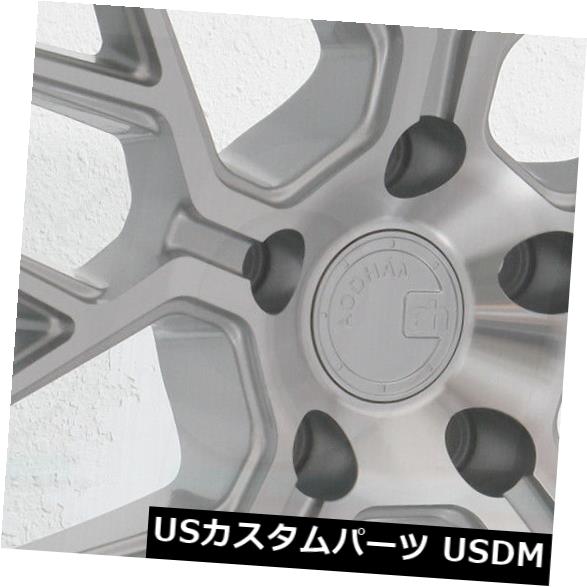 海外輸入ホイール 4-新しい18インチAodhan LS009 LS9ホイール18x8 5x112 35シルバー加工リム 4-New 18