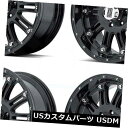 海外輸入ホイール 4-新しい17インチXD XD795ホースホイール17x9 6x5.5 / 6x139.7 -12グロスブラックリム 4-New 17