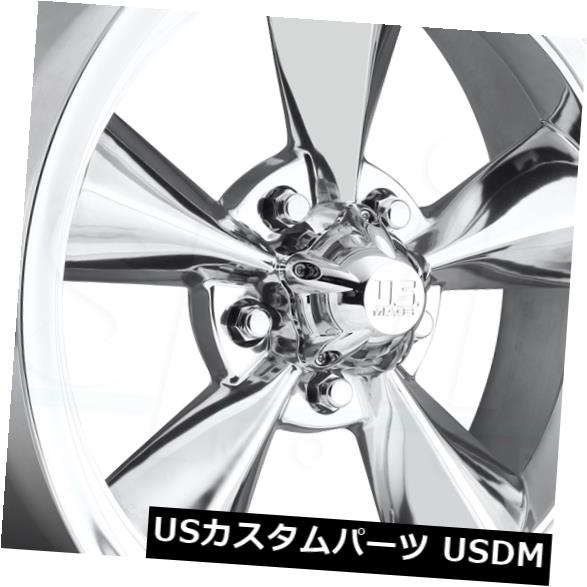 海外輸入ホイール 4-新しい15インチUS Mags標準U108ホイール15x7 5x4.75 / 5x120.6 5 -5ポリッシュドリム 4-New 15