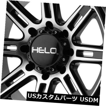 海外輸入ホイール 4-新しい18インチHelo HE900ホイール18x9 5x5 / 5x127 0グロスブラックマシンリム 4-New 18