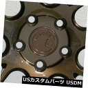 海外輸入ホイール 4-新しい19インチAodhan DS06 DS6ホイール19x9.5 / 19x11 5x114.3 22/15ブロンズスタッガードリム 4-New 19