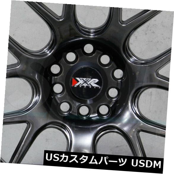 海外輸入ホイール 4-新しい18インチXXR 530ホイール18x9.75 5x100 / 5x114.3 20クロムブラックリム 4-New 18