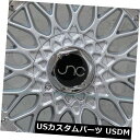 海外輸入ホイール 4-新しい16インチJNC 004 JNC004ホイール16x9 5x100 / 5x114.3 25シルバーマシンリップリム 4-New 16