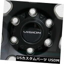 海外輸入ホイール 4-新しい17 "Vision 416 Se7Enホイール17x9 6x5.5 / 6x139.7 12サテンブラックリム 4-New 17" Vision 416 Se7En Whee..