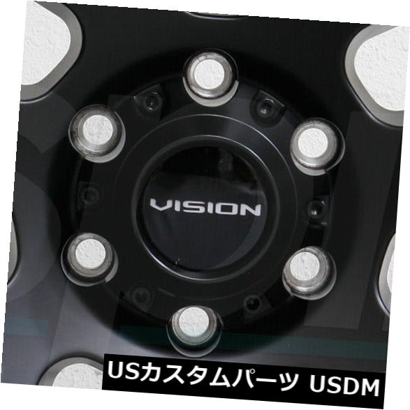 海外輸入ホイール 4-New 17 "Vision 416 Se7En Wheels 17x9 5x114.3 12サテンブラックリム 4-New 17" Vision 416 Se7En Wheels 17x9 5x..