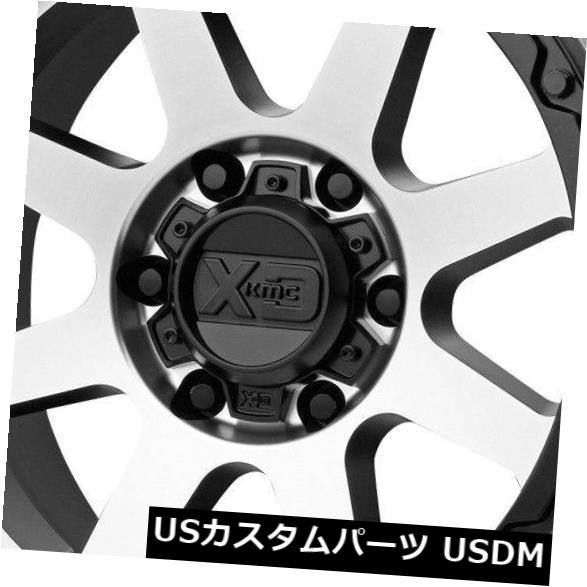 海外輸入ホイール 4-新しい17 "XD XD134アディクト2ホイール17x9 6x120 18マットブラックマシンリム 4-New 17" XD XD134 Addict 2 Wheels 17x9 6x120 18 Matte Black Machine Rims