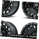 海外輸入ホイール 4-新しい18インチXD XD129ホールショットホイール18x9 5x150 25サテンブラックリム 4-New 18