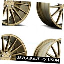 海外輸入ホイール 4-新しい19インチニッチフォームM158ホイール19x8.5 / 19x9.5 5x112 34/35ブロンズスタッガードリム 4-New 19