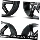 海外輸入ホイール 4-新しい20インチHelo HE891ホイール20x8.5 5x114.3 / 5x4.5 / 5x120 35ブラックリム 4-New 2...