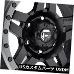 海外輸入ホイール 4-新しい18インチの燃料Anza D557ホイール18x9 5x5 / 5x127 1マットブラックリム 4-New 18" Fuel Anza D557 Wheels 18x9 5x5/5x127 1 Matte Black Rims