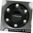 海外輸入ホイール 4-新しい18インチVision 416 Se7Enホイール18x9 5x5.5 / 5x139.7 12サテングレーリム 4-New 18" Vision 416 Se7En Wh..