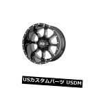 海外輸入ホイール 4-新しい20インチXD XD838マンモスホイール20x9 5x5 / 5x5.5 18ブラックミルドリム 4-New 20" XD XD838 Mammoth Wheels 20x9 5x5/5x5.5 18 Black Milled Rims