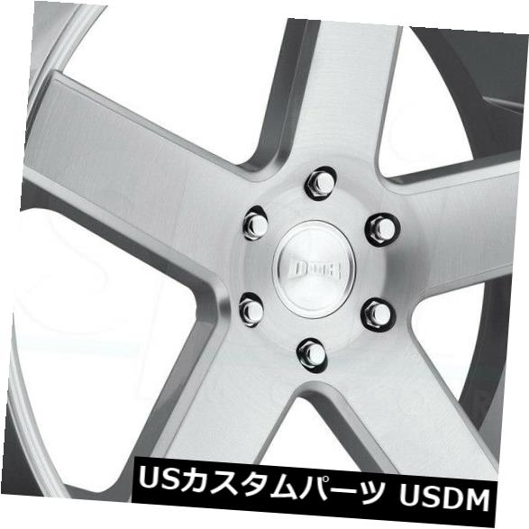 海外輸入ホイール 4-新しい22 "DUB Baller S218ホイール22x9.5 6x135 30シルバー加工リム 4-New 22" DUB Baller S218 Wheels 22x9.5 6x135 30 Silver Machined Rims