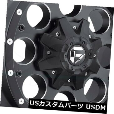 海外輸入ホイール 17x9 Fuel Revolver D525 5x4.5 / 5x5 / 5x12 7 1ブラックミルドホイールリムセット(4) 17x9 Fuel Revolver D525 5x4.5/5x5/5x127 1 Black Milled Wheels Rims Set(4)