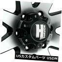 海外輸入ホイール 20x9 Havok H112 5x5.5 / 5x139.7 12ブラックマシンドホイールリムセット（4） 20x9 Havok H112 5x5.5/5x139.7 12 Black Machined Wheels Rims Set(4)