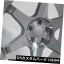海外輸入ホイール 19x9.5 ESR SR07 SR7 5x112 22機械加工シルバーホイールリムセット(4) 19x9.5 ESR SR07 SR7 5x...