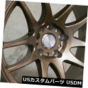 海外輸入ホイール 19x8.5 / 19x9.5 ESR SR08 SR8 5x112 30/35ブロンズホイールリムセット(4) 19x8.5/19x9.5 ...