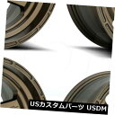 海外輸入ホイール 17x10 Fuel Shok D666 6x5.5 / 6x139.7 -18ブロンズホイールリムセット(4) 17x10 Fuel Sho...