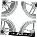 海外輸入ホイール 18x9.5 Enkei TSP5 5x114.3 35シルバーペイントホイールリムセット(4) 18x9.5 Enkei TSP5 5x11...