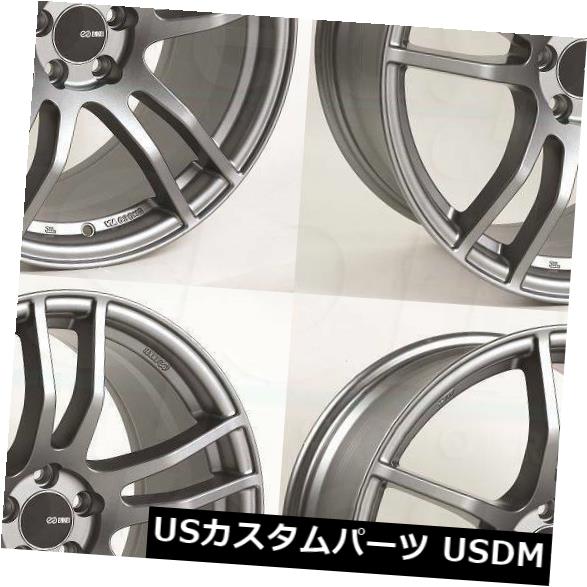 海外輸入ホイール 18x9.5 Enkei TX5 5x114.3 30 Platinum Grey Wheels Rims Set（4） 18x9.5 Enkei TX5 5x114.3 30 Platinum Grey Wheels Rims Set(4)