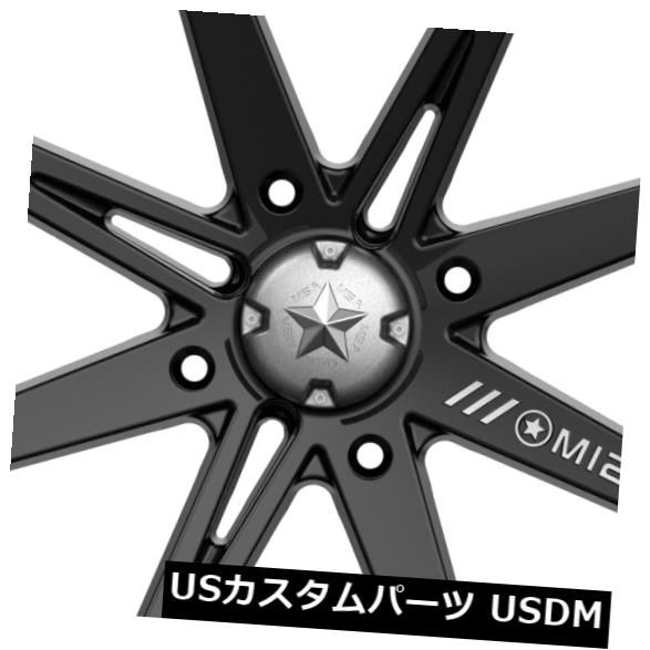 海外輸入ホイール 20x7 MSAオフロードM12ディーゼル4x156 10グロスブラックホイールリムセット（4） 20x7 MSA Off-Road M12 Diesel 4x156 10 Gloss Black Wheels Rims Set(4)