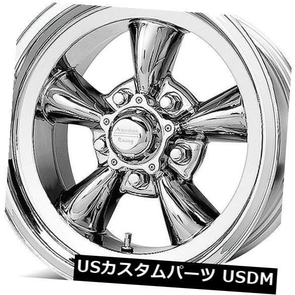 海外輸入ホイール 15x7 American Racing VN605 Torq Thrust D 5x4.75 / 5x120.6 5 -6クロムホイールセット（4） 15x7 American Racing VN605 Torq Thrust D 5x4.75/5x120.65 -6 Chrome Wheels Set(4) 2