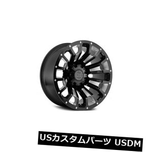 ͢ۥ 17x9.5֥åԥʥĥ8x180 -18֥åۥॻåȡ4 17x9.5 Black Rhino Pinatubo 8x180 -18 Black Wheels Rims Set(4)