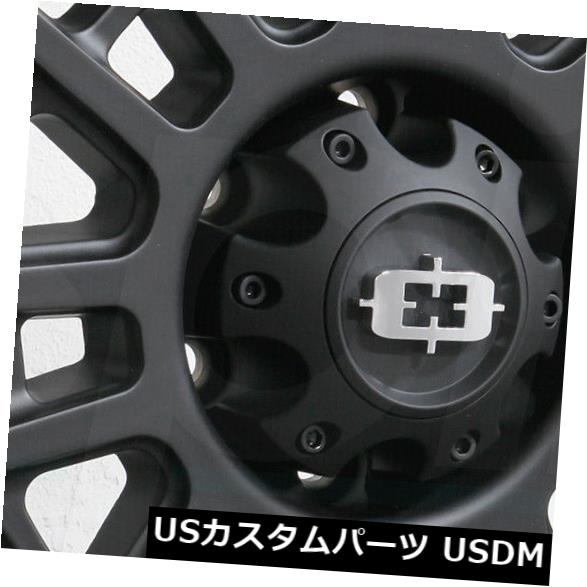 ͢ۥ 20x9 Vision 418 Widow 8x6.5 / 8x165.1 12ƥ֥åۥॻåȡ4 20x9 Vision 418 Widow 8x6.5/8x165.1 12 Satin Black Wheels Rims Set(4)