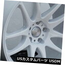海外輸入ホイール 18x8.5 / 18x9.5 ESR SR08 SR8 5x112 30/35ホワイトホイールリムセット(4) 18x8.5/18x9.5 ...