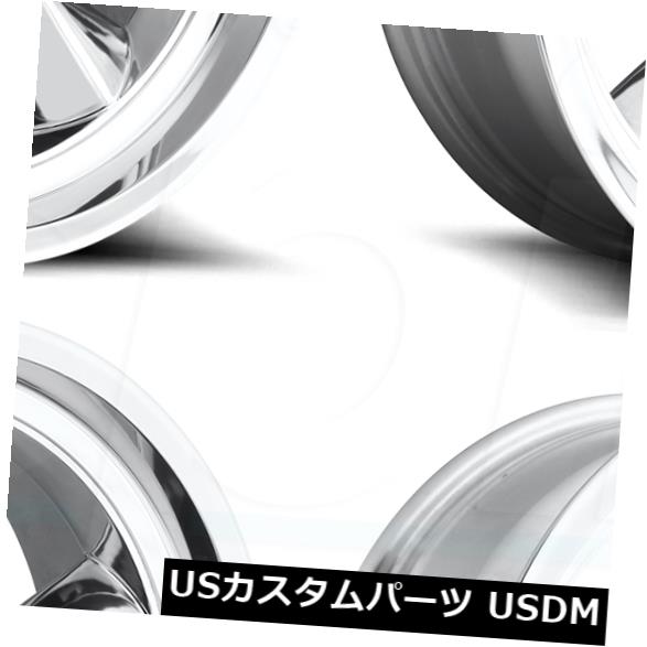 ͢ۥ 18x9 US Mags Standard U108 5x114.3 7ݥåۥॻåȡ4 18x9 US Mags Standard U108 5x114.3 7 Polished Wheels Rims Set(4)