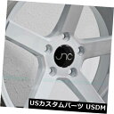 海外輸入ホイール 19x10.5 JNC 026 JNC026 5x114.3 25ホワイトホイールNew set（4） 19x10.5 JNC 026 JNC026 5x114.3 25 White Wheel New set(4)